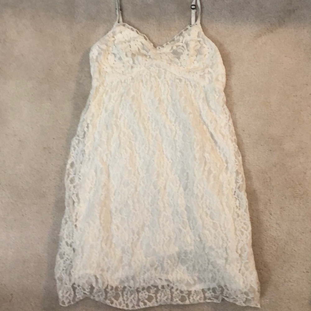 Abercrombie and Fitch XS white Lace dress